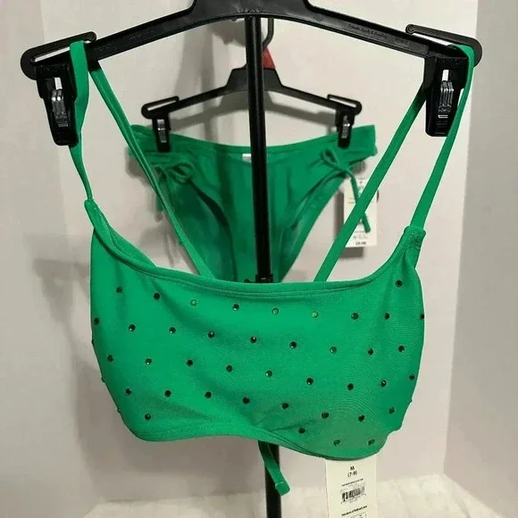 No Boundaries 2 piece Swimsuit -Green- Medium - Picture 1 of 6